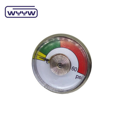 ขนาดเล็กด้านหลังเข้าเครื่องดับเพลิง manometer dry psi 38mm
