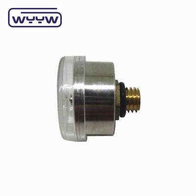 30mm 1/8&quot; Bsp มินิ เครื่องวัดความดัน 4500 Psi วัสดุทองแดงเคลือบโครม