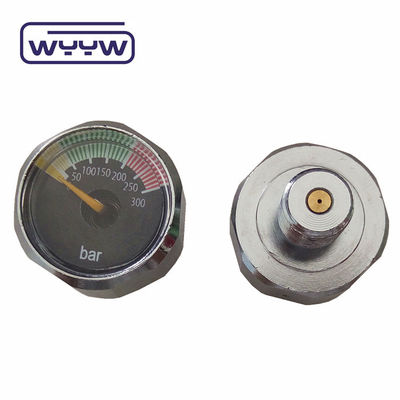 Amazon ขายร้อน 20 มม ดํา มินิ ดิจิตอล เครื่องวัดความดัน 4000psi 6000psi 1/8NPT เครื่องวัดความดันไมโครเมตรสําหรับ Paintball PCP Air