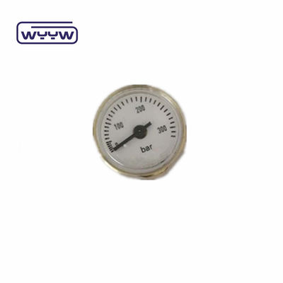 OEM จีน ราคาของกว้าง 28 มิลลิเมตร 1/8 &quot;bspp บอร์ดอนท่อ manometer PCP paintball ทองแดงเครื่องวัดความดัน 315 bar