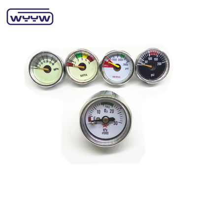 1 นิ้ว 25mm Bar Psi เครื่องวัดแรงกดขนาดเล็ก 1/8 Npt การรับประกัน 1 ปี