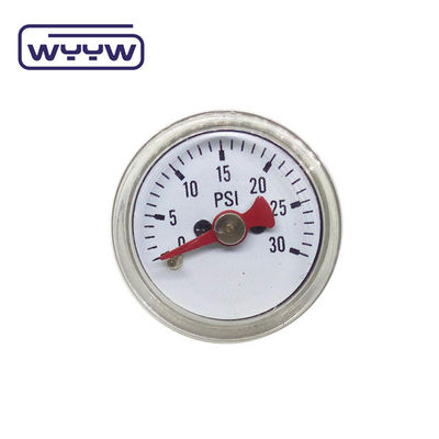 1 นิ้ว 25mm Bar Psi เครื่องวัดแรงกดขนาดเล็ก 1/8 Npt การรับประกัน 1 ปี