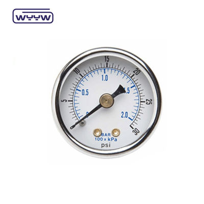 เครื่องวัดความดันจากเหล็กดัดแห้ง ขนาด 60 มิลลิเมตร เครื่องวัดความดันแบบมาโนเมตร