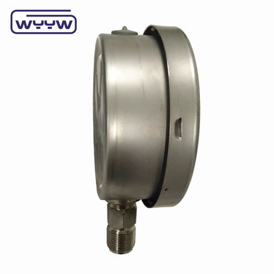 100mm 4 นิ้ว kgf/cm2 psi ราคาสองสกะเลทั้งหมดเหล็กไร้ขัดลม นาโมเมตรความดันน้ํามันผู้ผลิตในประเทศจีน