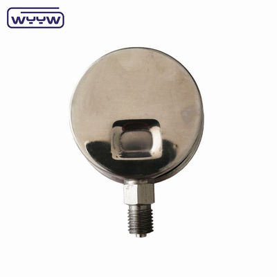 มะโนเมตรความดันสูง 1/4 &quot;BSP 2.5 นิ้ว เติมน้ํามัน เหล็กไร้ขัดเหล็ก 600bar เครื่องวัดความดันไฮดรอลิก