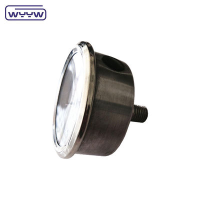คุณภาพสูง มะโนเมตรแกน MPa/bar/kg การเชื่อมต่อกลับ 60mm เต็ม 304ss เครื่องวัดความดันจากสแตนเลส