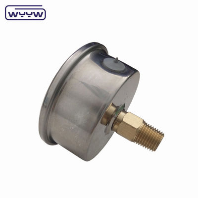2.5" เครื่องวัดความดันทางด้านหลัง เครื่องวัดความดันสูงของกลีเซรีน