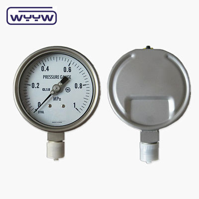 EN837-1 เครื่องวัดความดัน 63mm