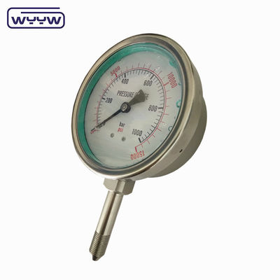 OEM ODM OBM เครื่องวัดความดันสูง เครื่องวัดความดันที่เต็มไปด้วยของเหลว เครื่องวัดความดัน 1000 บาร์
