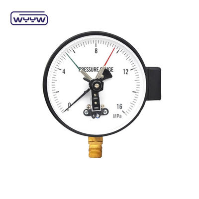 เครื่องวัดแรงดันไฟฟ้า 100mm 380V หลัง Steel Case Manometer AC