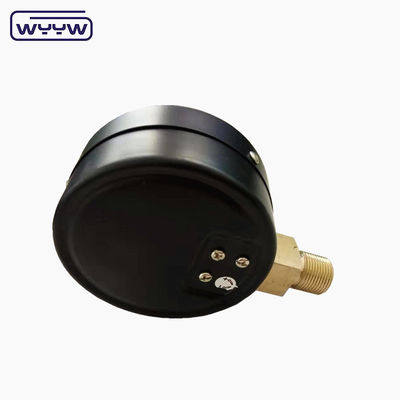 เครื่องวัดความดันในแคปซูล 100 Mbar Bellows Manometer 100mm G1/2&quot;