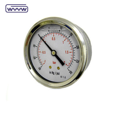 เครื่องวัดความดันส่วนผสม วัคคัมและเครื่องวัดความดันบวก 63mm 100mm