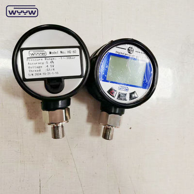 เครื่องวัดความดันไฮดรอลิกดิจิตอลขนาด 65 มม -1-40 บาร์ ผสม แบตเตอรี่แรง Manometer