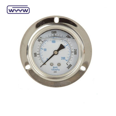 เครื่องวัดความดันแก๊สทองแดง Bourdon Tube Manometer Gauge เครื่องวัดระยะที่กําหนดเอง