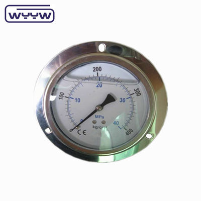 เครื่องวัดความดันแก๊สทองแดง Bourdon Tube Manometer Gauge เครื่องวัดระยะที่กําหนดเอง
