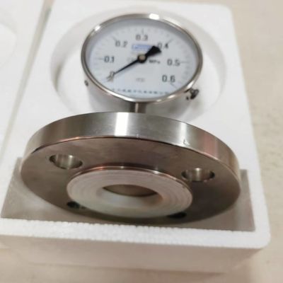1/2 ขนาด Thread Bourdon Tube Pressure Gauge กับขนาดการเชื่อมต่อ NPT 1/4 นิ้ว สําหรับการวัดความดันที่แม่นยํา
