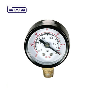 ด้านล่างหรือ Axial Mount Vacuum Pressure Gauge การสนับสนุนที่กําหนดเอง ราคาถูก