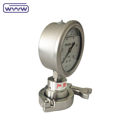 60 มม 100 มม Thread Standard PT Diaphragm Vacuum Gauge
