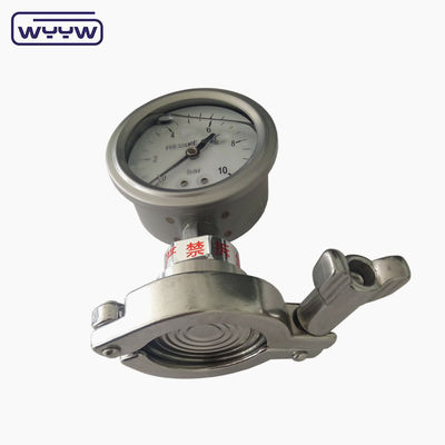 60 มม 100 มม Thread Standard PT Diaphragm Vacuum Gauge