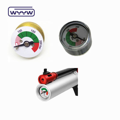 22mm-41mm ขนาดชื่อ Analog Display เครื่องวัดความดันขนาดเล็ก 1/8''G /NPT/M Thread Wide Compatibility