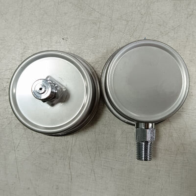 2.5 " (60 มม) เครื่องวัดความดันที่เต็มไปด้วยกลีเซอริน ด้วย 316 สแตนเลส สร้างเพื่อความทนทานต่อการสั่น