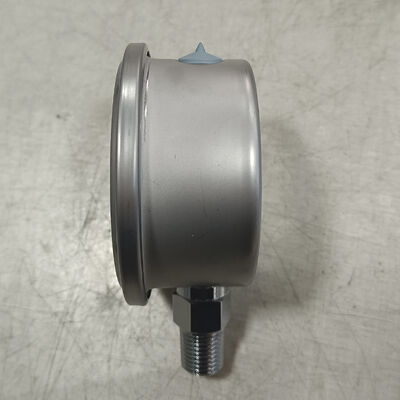 2.5 นิ้ว Glycerin เติมเครื่องวัดแรงดัน Radial ด้วยระดับสองสําหรับการวัดแรงดันต่ําที่แม่นยํา