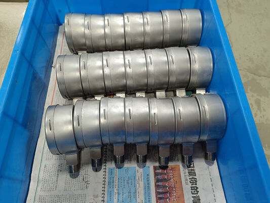 4 นิ้ว 316 เครื่องวัดความดันจากสแตนเลส พร้อมวงแหวนบอยเน็ตเพื่อผลงานกันกระแทก