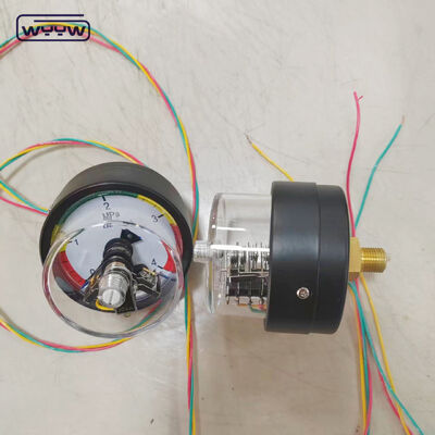 เกจวัดแรงดันไฟฟ้าแบบสัมผัส 63 มม. พร้อมการเชื่อมต่อด้านหลังและช่วง 4MPa สำหรับการใช้งานในอุตสาหกรรม