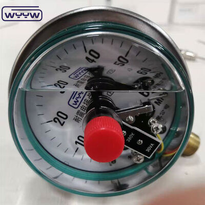 เครื่องวัดแรงดันอิเล็กทรอนิกส์ที่ใช้แม่เหล็ก ขนาด 100 มิลลิเมตร และเต็มด้วยซิลิโคนเพื่อการวัดที่แม่นยํา